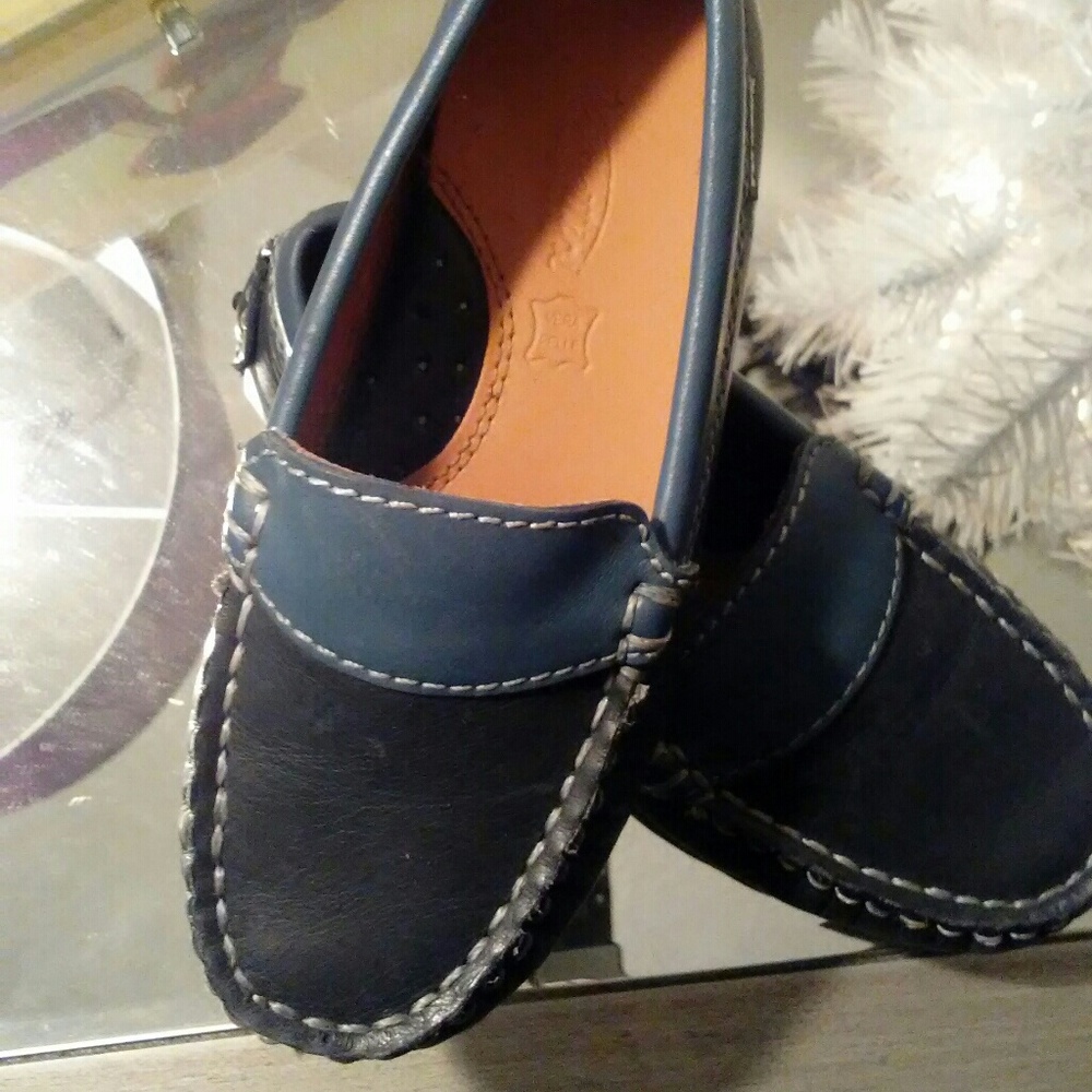 Sold.. Navy Blue Venettini Loafers